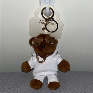 NWT Natasha Bear Bag Charm